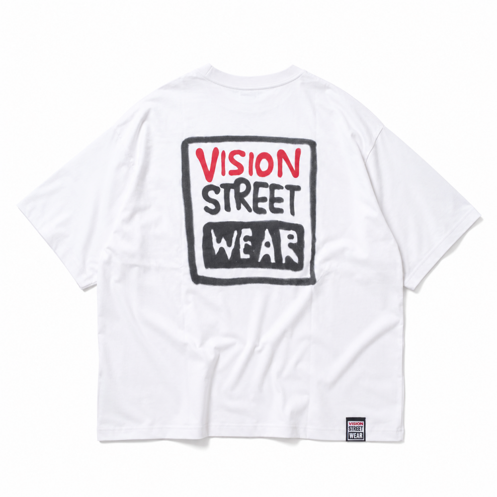 VISION STREET WEAR guernika マグロゴ Tシャツ WHITE