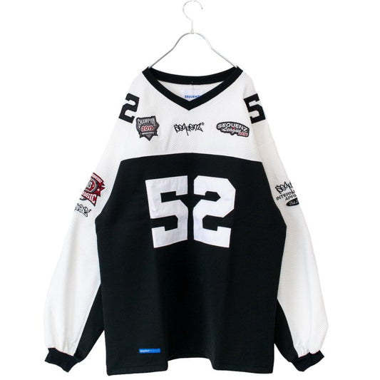 SEQUENZ SQNZ FOOTBALL SHIRT ゲームシャツ BLACK