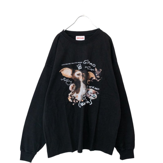 GREMLINS Gremlin Collage Long Sleeve T-Shirt BLACK