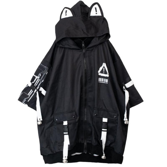 ACDC RAG ERROR CODE Jacket BLACK WHITE Short Sleeve ver.
