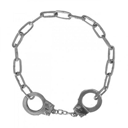 CUFFS Handcuff Chain Necklace SILVER