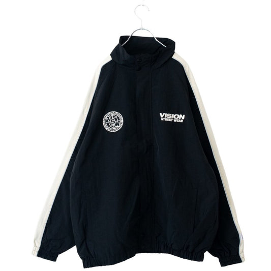 VISION STREET WEAR リフレクターナイロンジャケット BLACK