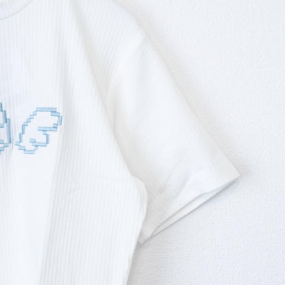 ACDC RAG ドットネコ チビ Tシャツ WHITE