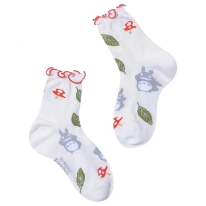 Studio Ghibli My Neighbor Totoro Contrast Stitch Ankle Socks (Parallel Import)
