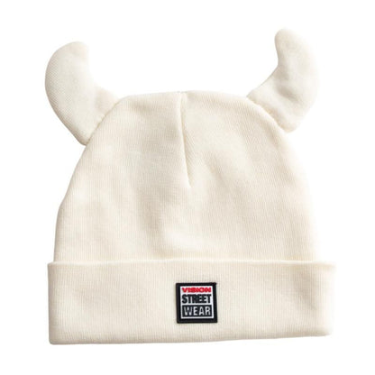 VISION STREET WEAR Devil Knit Cap OFF WHITE