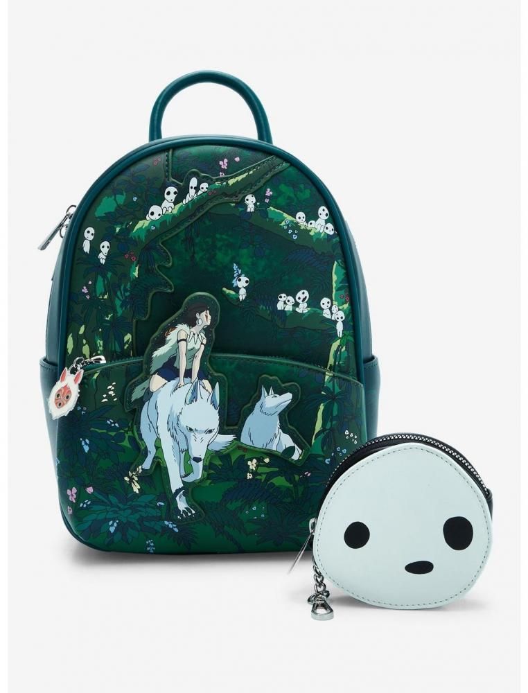 【B品】Her Universe x スタジオジブリ並行輸入品 もののけ姫 こだま 小銭入れ