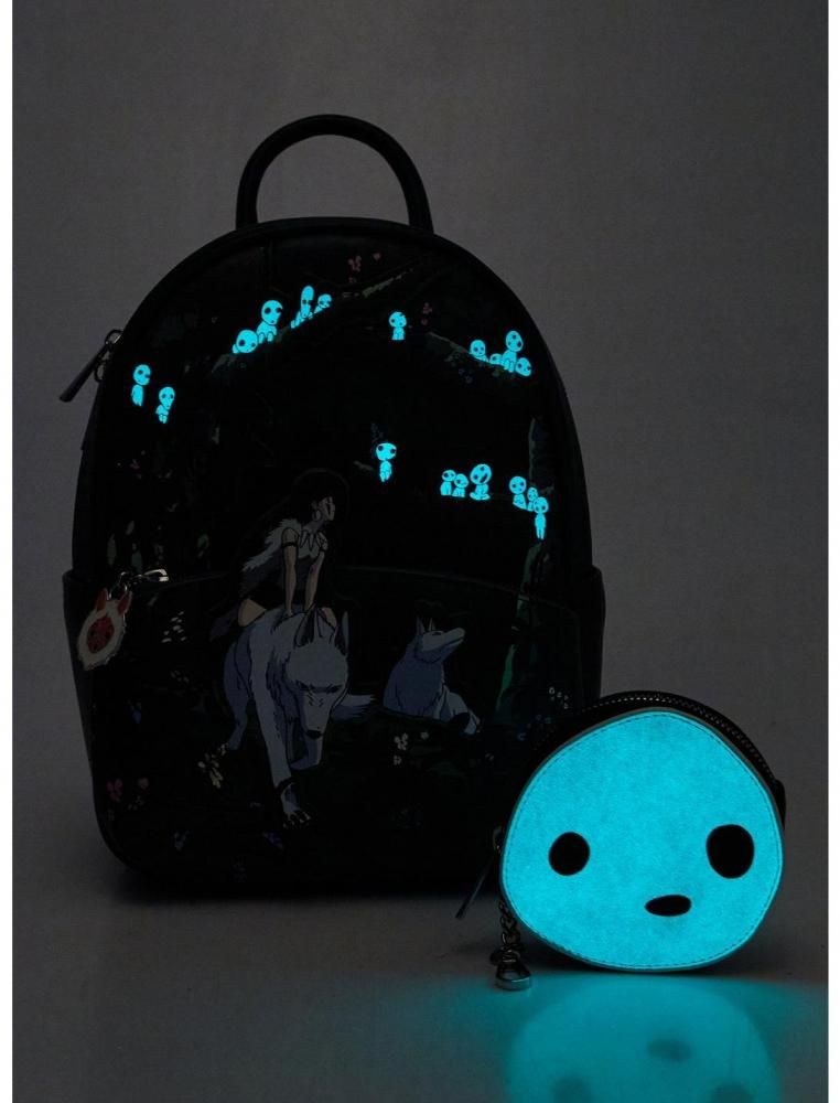 【B品】Her Universe x スタジオジブリ並行輸入品 もののけ姫 こだま 小銭入れ