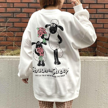 Shaun the Sheep Cardboard Sweatshirt in White