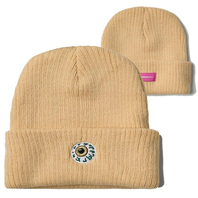 MISHKA Keep Watch Embroidered Beanie (KHAKI/ MSK-44-KHK)