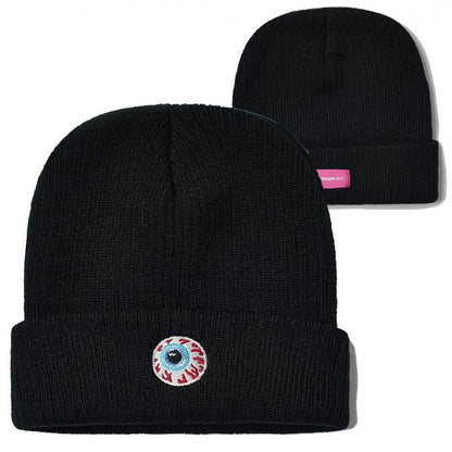 MISHKA Keep Watch Embroidered Beanie (BLACK/MSK-43-BLK)