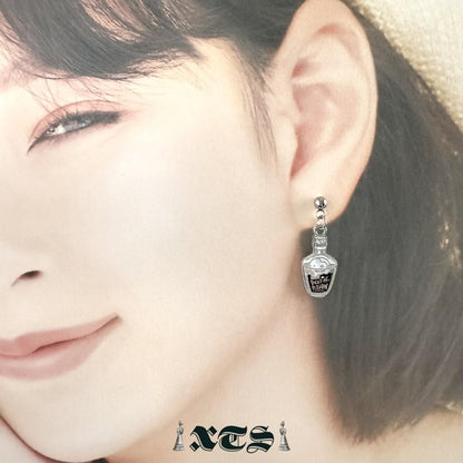 XTS Poison Bottle スカル ピアス イヤリング TS0309