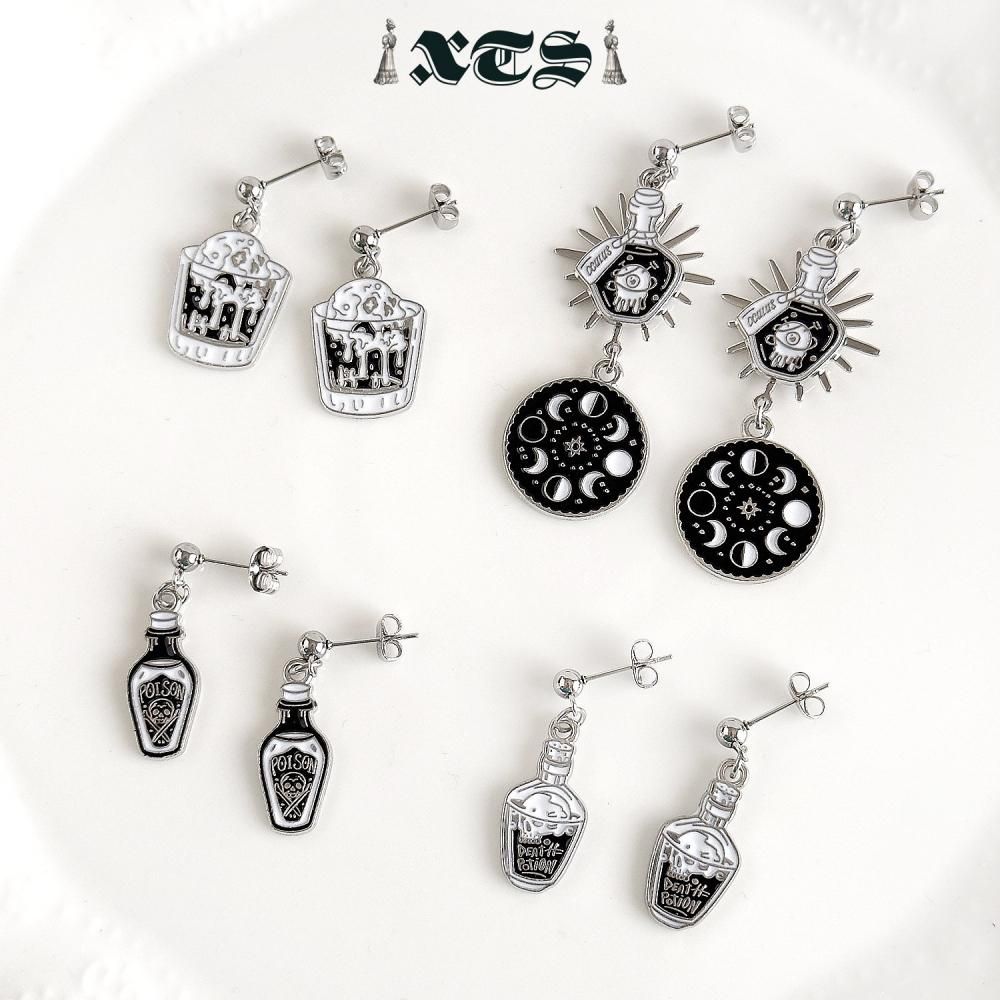 XTS Poison Bottle スカル ピアス イヤリング TS0309