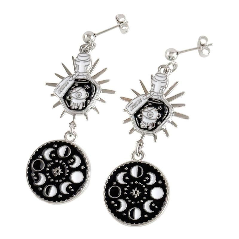 XTS Poison Bottle Moon Earrings TS0309