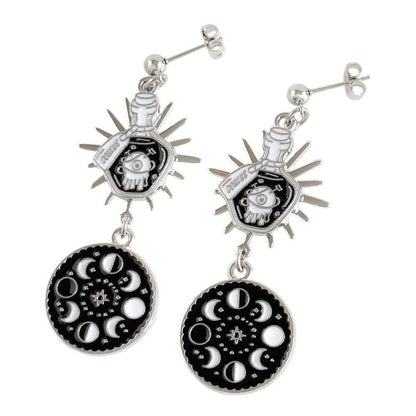 XTS Poison Bottle Moon Earrings TS0309
