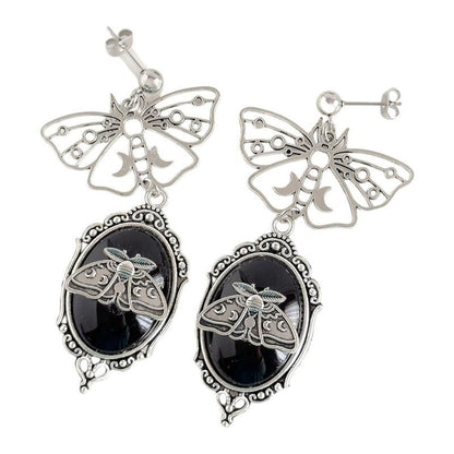 XTS Gothic Butterfly Earrings TS0311 SILVER
