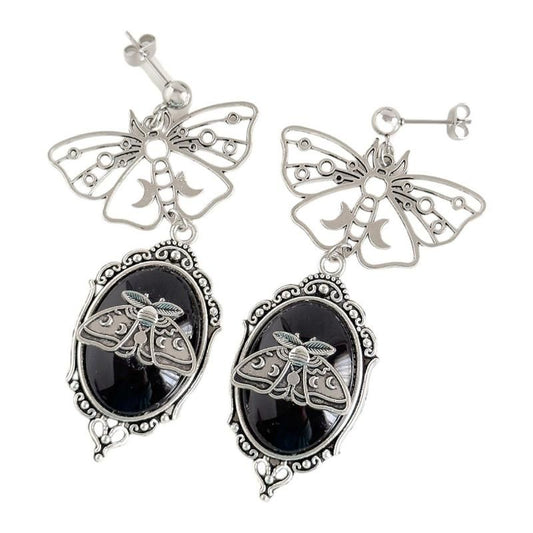 XTS Gothic Butterfly Earrings TS0311 SILVER