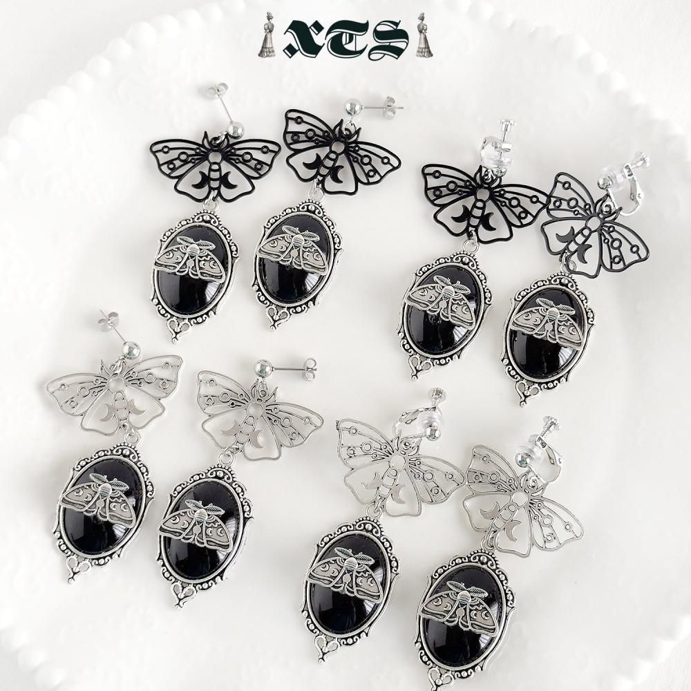 XTS Gothic Butterfly 蝶 ピアス イヤリング TS0311 BLACK