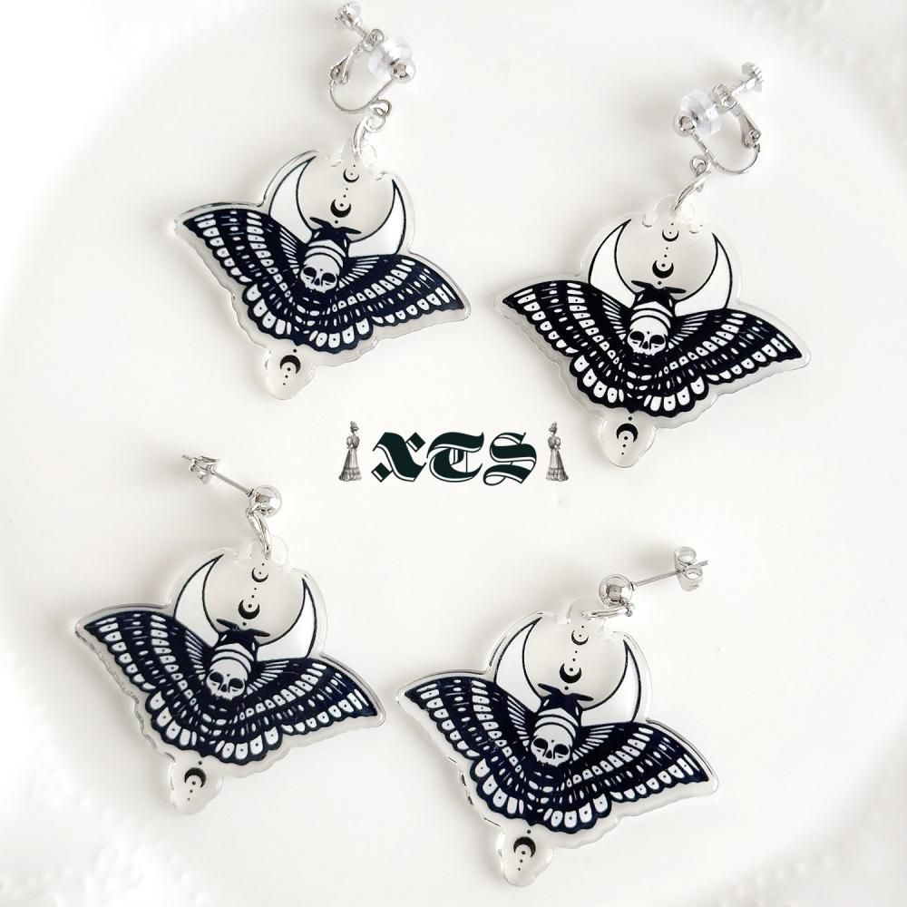 XTS Butterfly Skeleton ピアス イヤリング TS0317