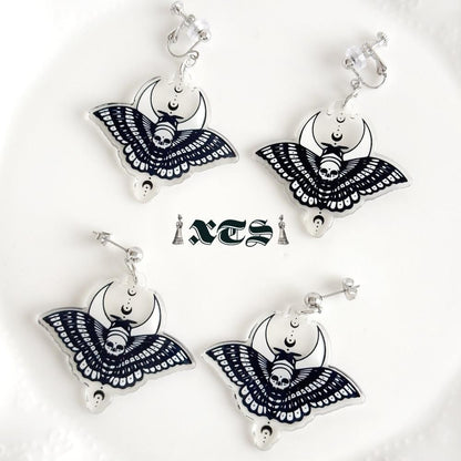 XTS Butterfly Skeleton ピアス イヤリング TS0317