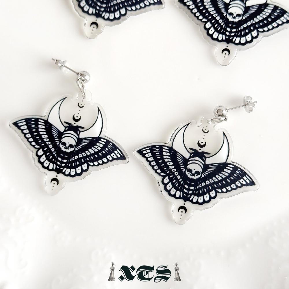 XTS Butterfly Skeleton ピアス イヤリング TS0317