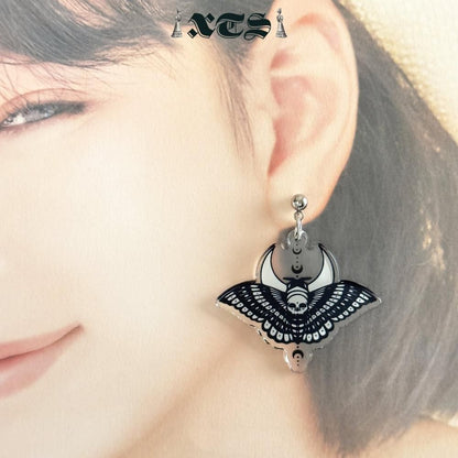 XTS Butterfly Skeleton ピアス イヤリング TS0317