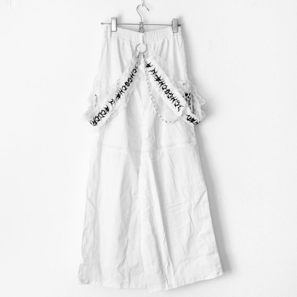 ACDC RAG ICHGO CHA~N 肋骨天使 パンツ WHITE