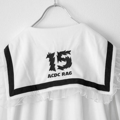 ACDC RAG ICHGO CHA~N 脳みそハート セーラージャケット WHITE