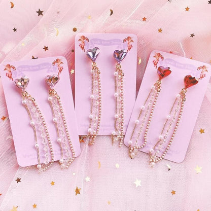 Purple Cream P159 Bijou Earrings