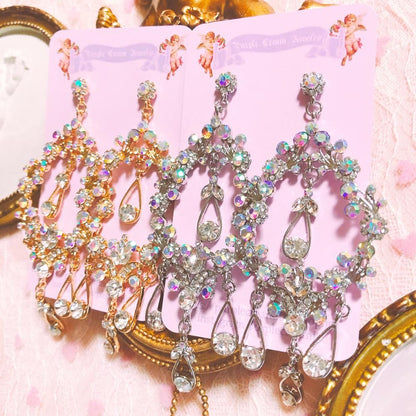 Purple Cream P621 ビジュー ピアス