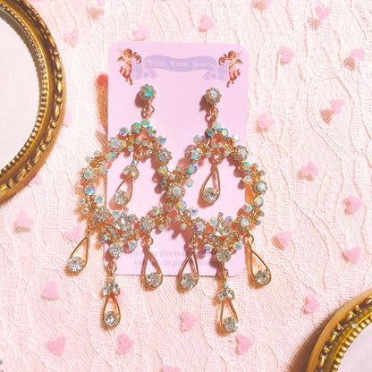 Purple Cream P621 ビジュー ピアス