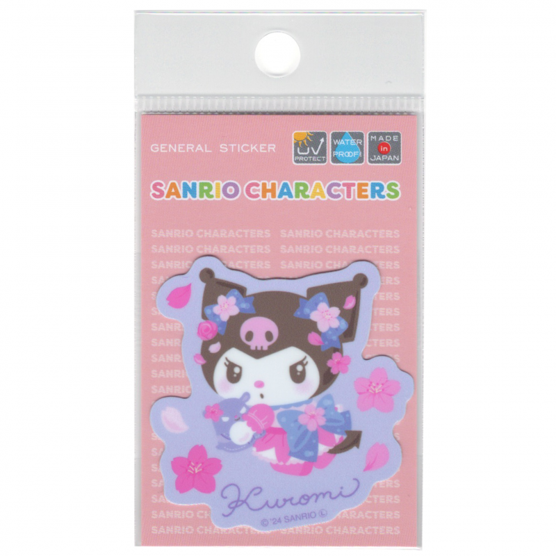 サンリオキャラクターズ キラキラ桜 ミニステッカー クロミ sanrio SAN136