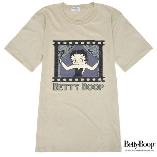 BETTY BOOP フィルム ベティちゃん プリント Tシャツ IVORY
