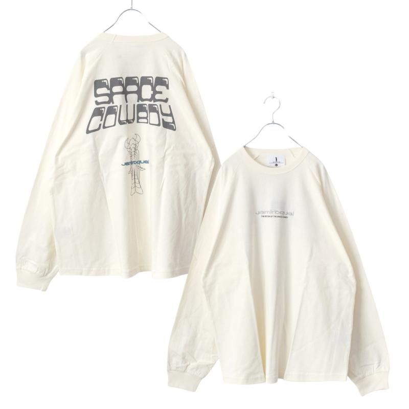 Jamiroquai ジャミロクワイ ラグラン ロンT OFF WHITE