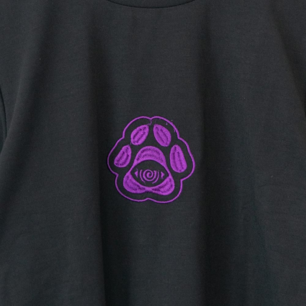 ACDC RAG  chaaaos カオス チビTシャツ BLACK/PURPLE