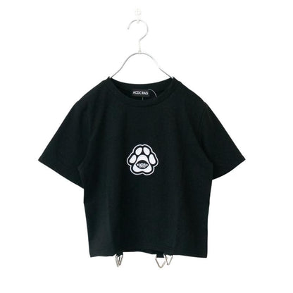 ACDC RAG  chaaaos カオス チビTシャツ BLACK/WHITE
