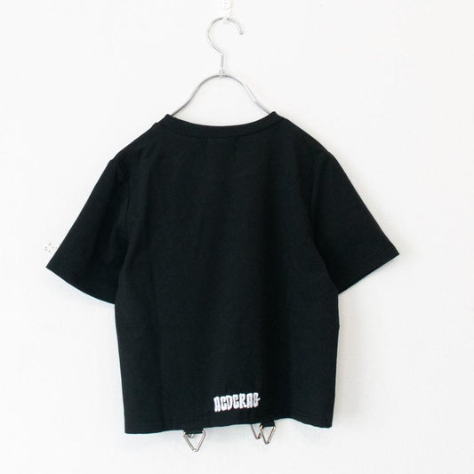 ACDC RAG  chaaaos カオス チビTシャツ BLACK/WHITE