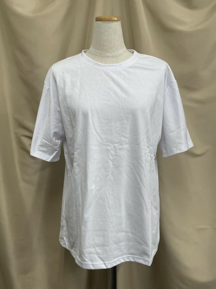 バックリボン ビスチェ 半袖Tシャツ セット WHITE BLACK