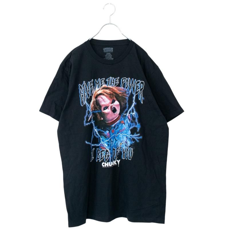 American Classics US輸入 TシャツCHUCKY チャッキー BLACK CHK502