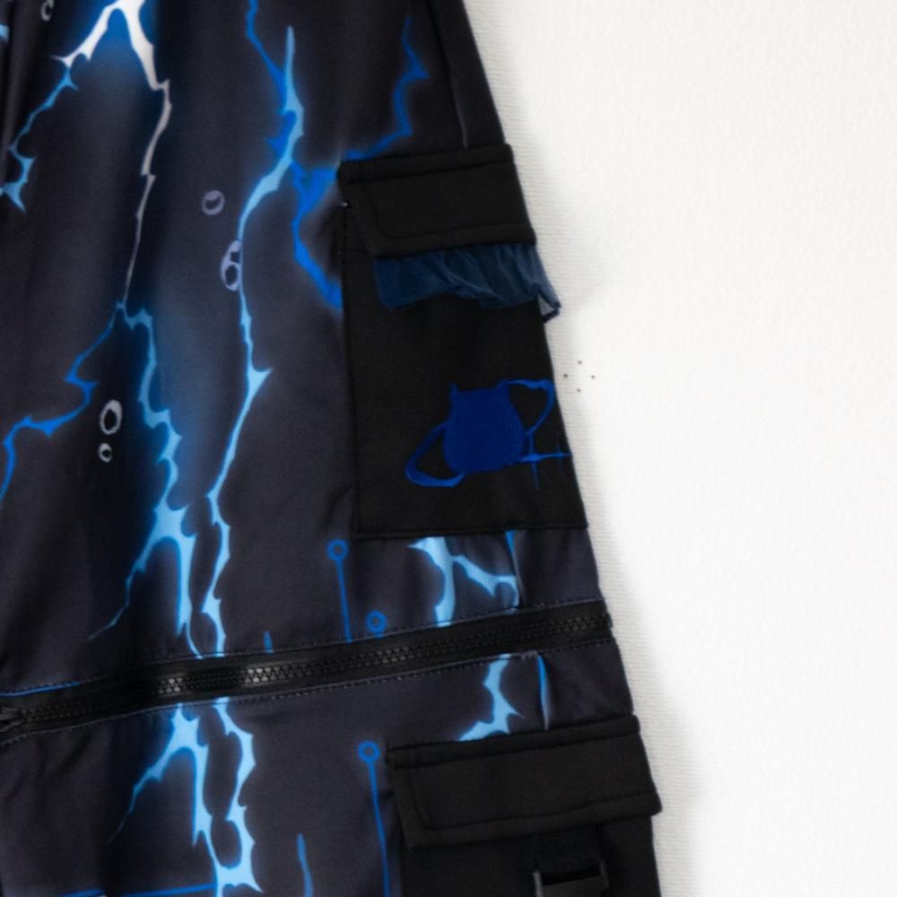 ACDC RAG メンダコサイバー ジッパーセパレート ロングパンツ BLUE BLACK