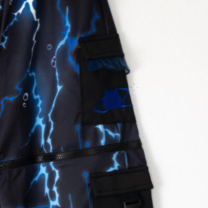 ACDC RAG メンダコサイバー ジッパーセパレート ロングパンツ BLUE BLACK
