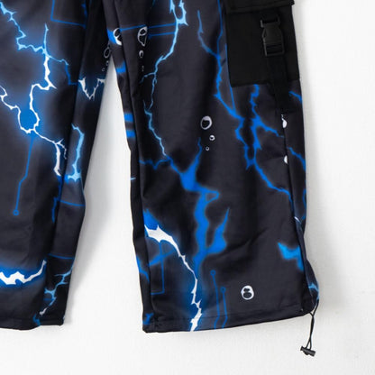 ACDC RAG メンダコサイバー ジッパーセパレート ロングパンツ BLUE BLACK