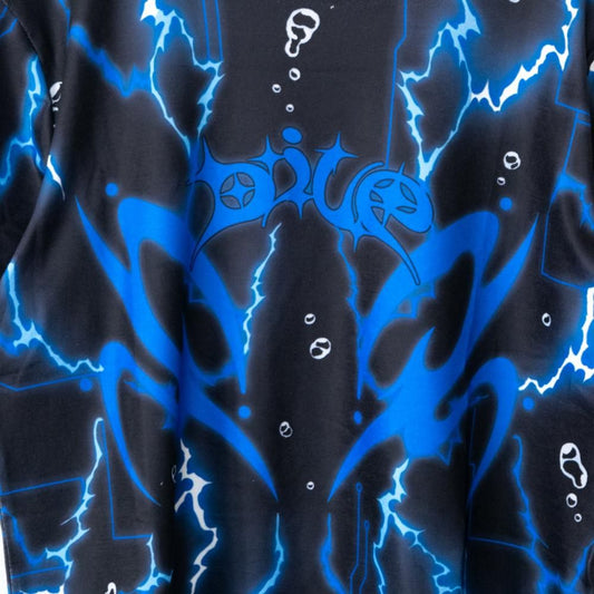 ACDC RAG メンダコサイバー チビTシャツ BLUE BLACK