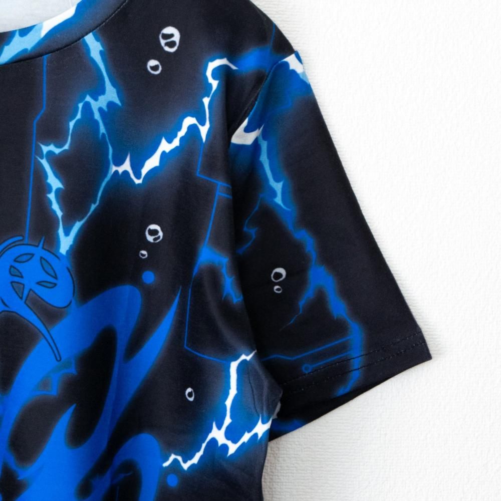 ACDC RAG メンダコサイバー チビTシャツ BLUE BLACK