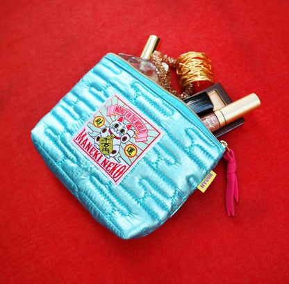 MYUUA 日本 メタリックポーチ BLUE