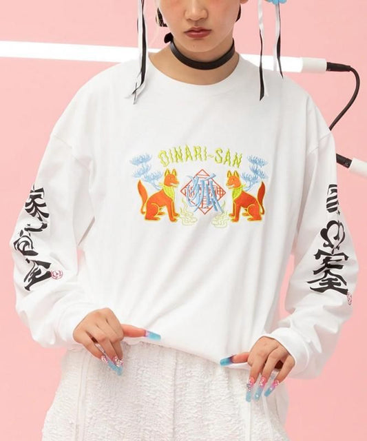 MYUUA OINARISAN ロンT WHITE