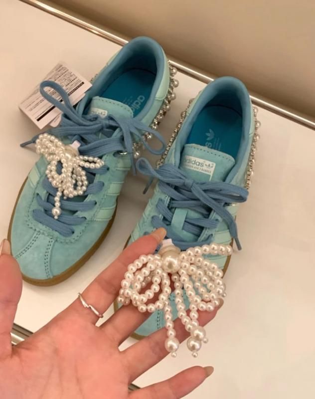 Pearl Beads Shoe Accessories Shoelace Clips