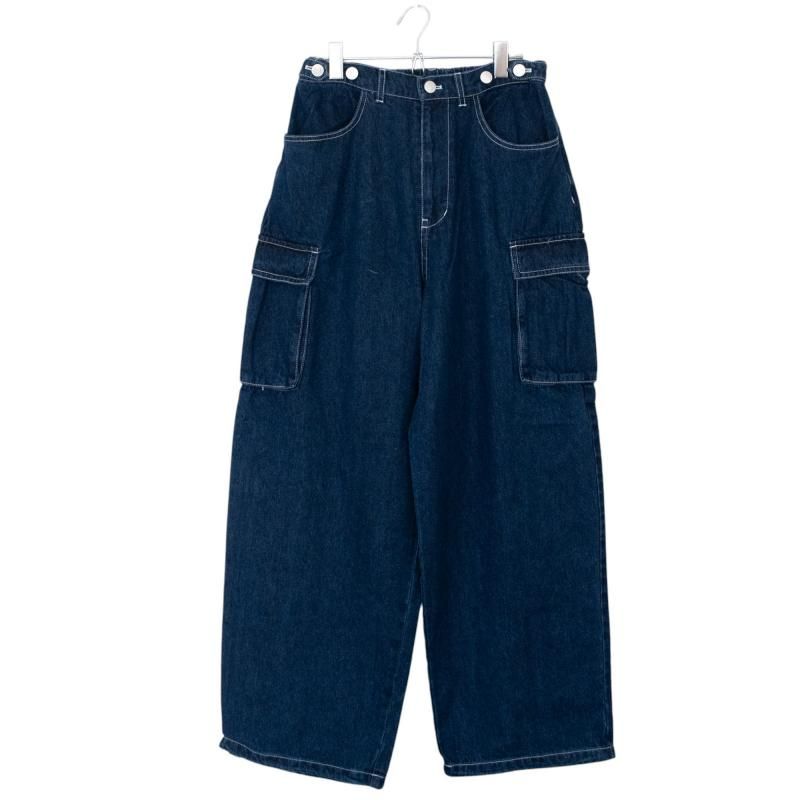 VISION STREET WEAR SKATER PANTS Wide Denim Pants NAVY
