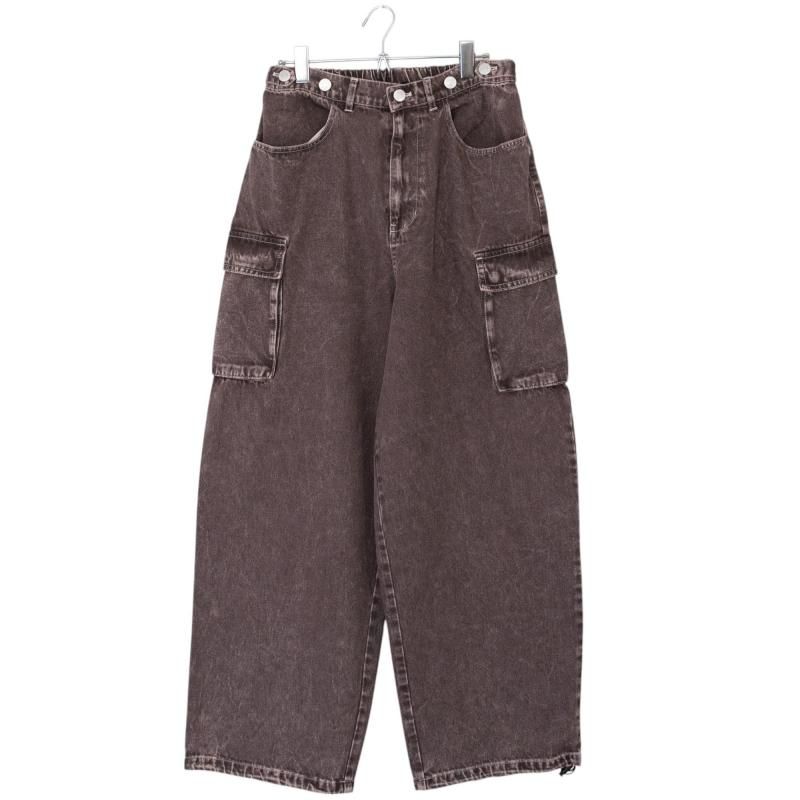 VISION STREET WEAR SKATER PANTS Wide Denim Pants BROWN