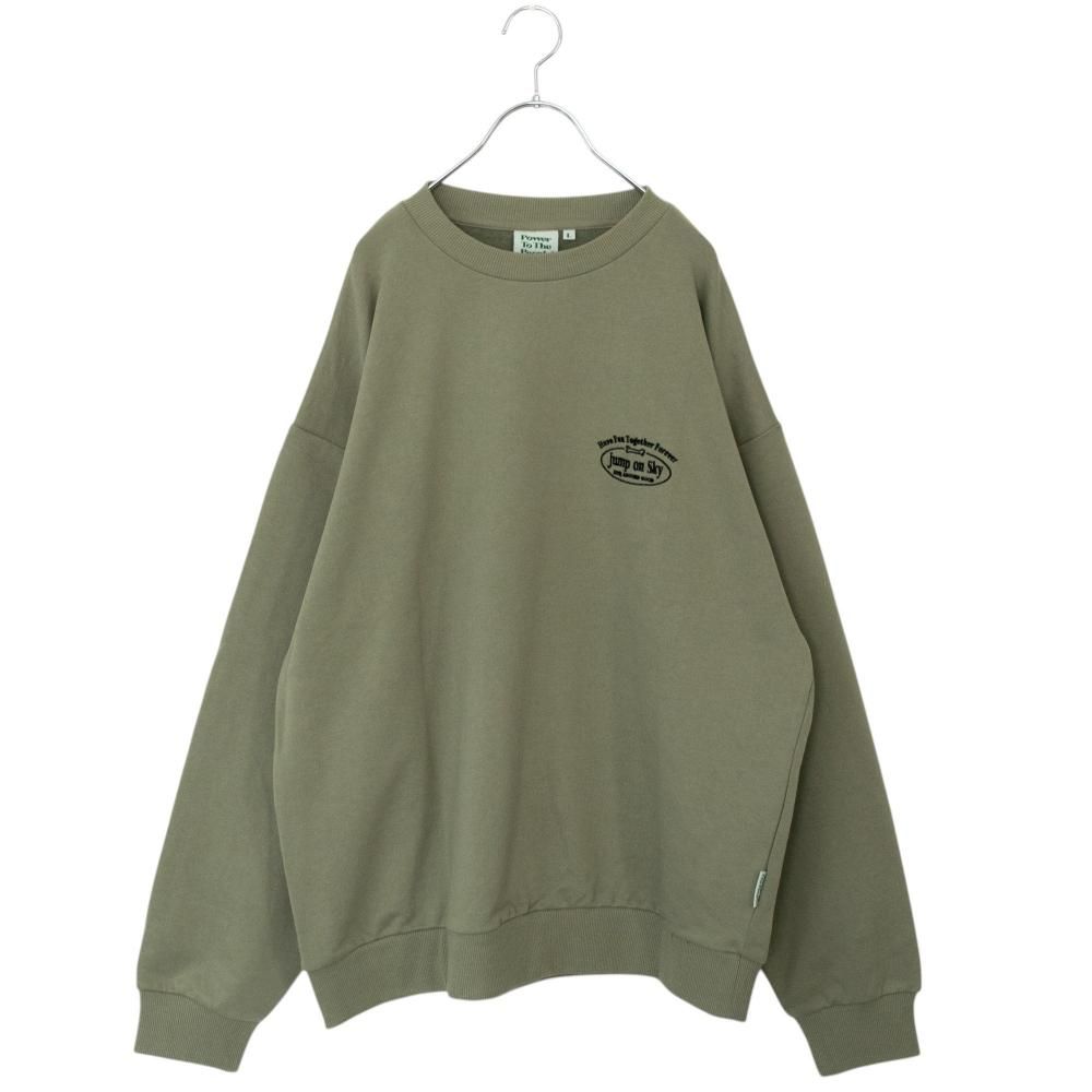 フライング DOG スウェットトップ GREEN