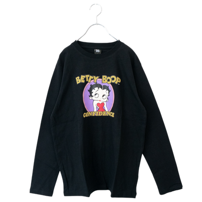 BETTY BOOP ベティちゃん ロンT BLACK
